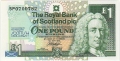 Royal Bank Of Scotland Plc 1 And 5 Pounds 1 Pound, 12. 5.1999